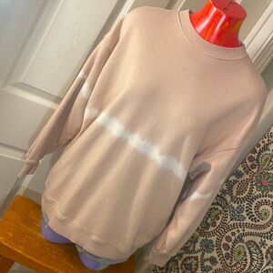 AMERICAN EAGLE Jegging Fit Ahh.Mazingly Soft Oversized Tie-Dye Sweatshirt